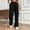 Black, variant on Sentmoon Straight Leg Pants Women Oversized Drawstring High Waist Sweat Pants Loose Wide Leg Solid Color Breathable Gym Pants Fall Soft and Comfortable for Vacation Trip XL