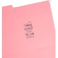 thumbnail image 3 of shiyou-FasTab Hanging File Folder, 1/3-Cut Built-in Tab, Letter Size, Dark Pink, 9 Count (64014), 3 of 4