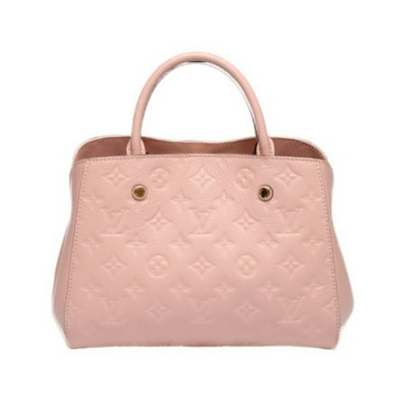 Pre-Owned LOUIS VUITTON Montaigne BB Empreinte Rose Poudre M44123 Louis Vuitton Shoulder Bag LV (Good)