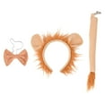 thumbnail image 4 of Animal Lion Tail Ears Costume Set Pajarita Halloween Cosplay Animal Decoración Props Diadema Niños para Performance Theatre año Nuevo Juego de rol Yuyangstore Orejas de cola de disfraz, 4 of 8