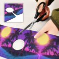 thumbnail image 6 of Yayeee Faucet Mat for Kitchen Sink 14.7" Diatomite Long Splash Guard Pad, Purple Neon Road, 2 Pack, 6 of 7