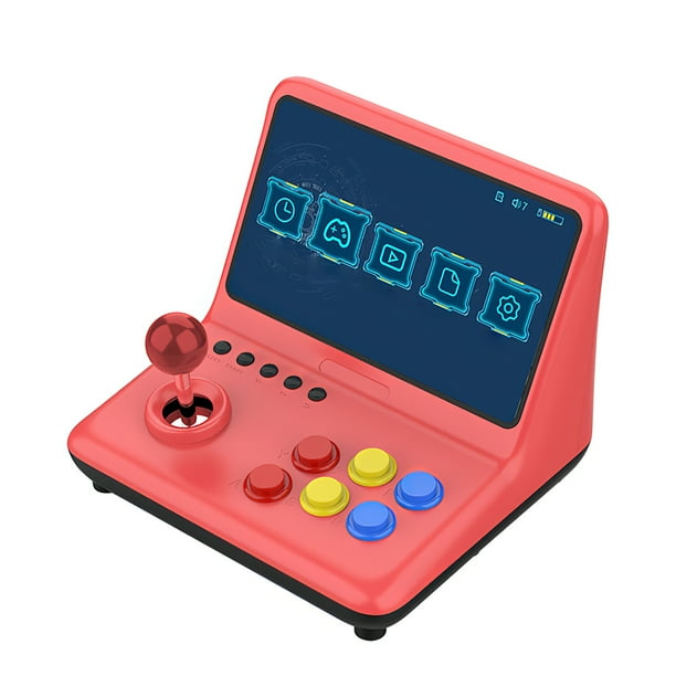 Máquina De Juegos De Arcade Sistema De Juegos Portátil Máquina De Juegos De Arcade Pantalla De Imagen Clara Soporte De Juegos De Arcade 11 Tarjeta Tf De Emulador 22,86 Cm / 9 Pulgadas Guardurnaity EL007533-00