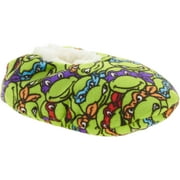 Teenage Mutant Ninja Turtles Newborn to Toddler Baby Boy Fuzzy Babba Socks, Ages 6M-4T