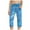 Blue, variant on Oalirro High Waisted Yoga Pants for Women with Pockets Capri Leggings for Women Workout Leggings Yoga Capris