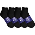 thumbnail image 3 of Women's Quarter Ankle Socks, Cotton, Ankle Sock, Donation Homeless, Lightweight Bulk (12 Pairs Women's Black), 3 of 3