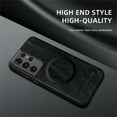 thumbnail image 2 of Allytechgroup Magnetic for Samsung Galaxy S21 Ultra Case, Compatible with MagSafe Support Magnetic Car Phone Mount PU Leather Slim Phone Case for Women Men for Samsung Galaxy S21 Ultra, Black, 2 of 10