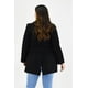 thumbnail image 3 of Abrigo con botón Roman Fashion /Tallas Extras, 6108 (Negro) negro 36, 3 of 7