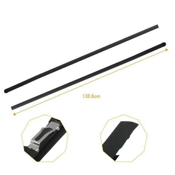 Left & Right Roof Trim Rubber Seal Strip Fits for Honda Accord 1998-2002