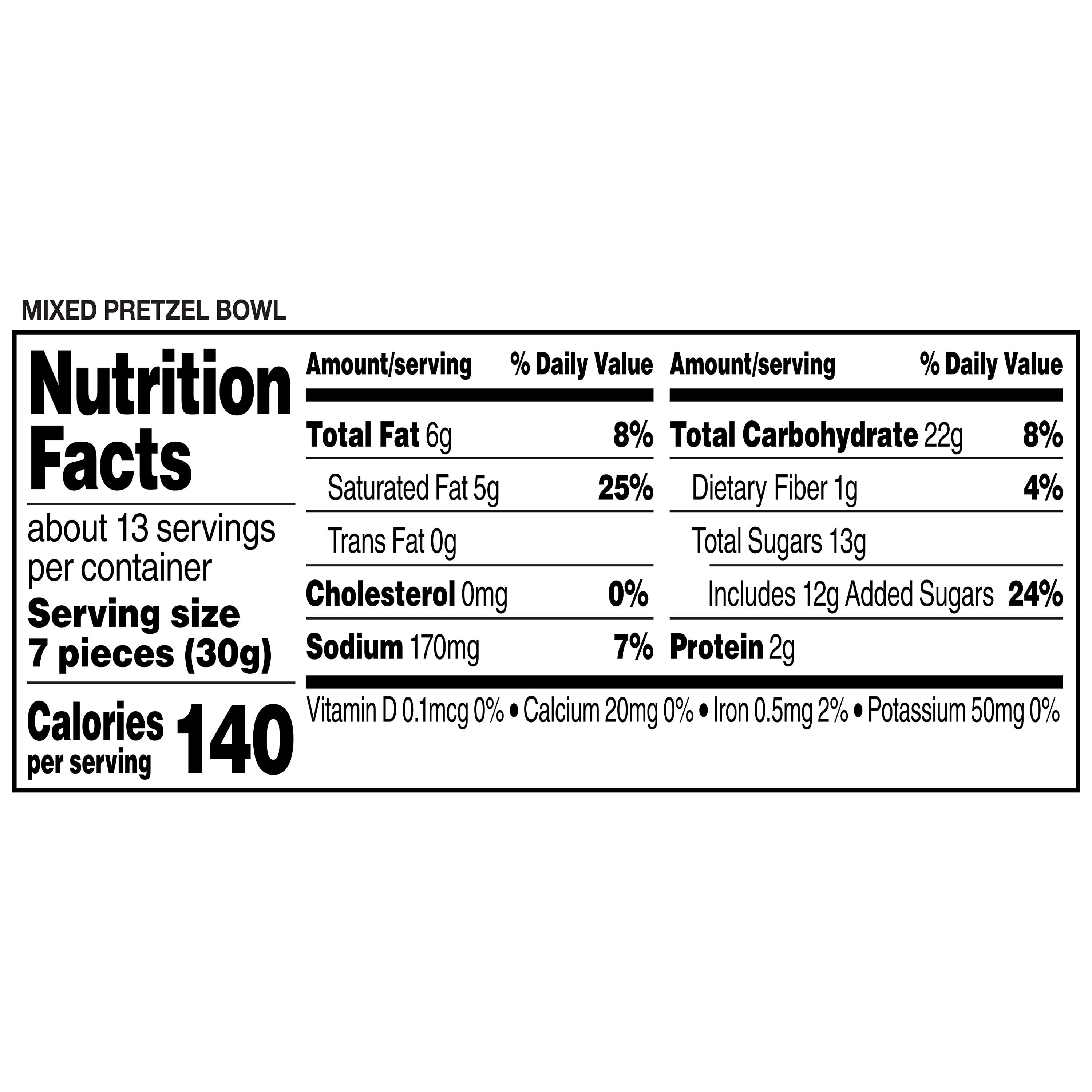 Freshness Guaranteed Mixed Frosted Pretzel Bowl, 14 oz