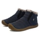thumbnail image 4 of EeaseMX Botas de nieve para hombre, antideslizantes, cálidas, de piel y algodón, para exteriores e invierno, talla 44 (azul)., 4 of 7