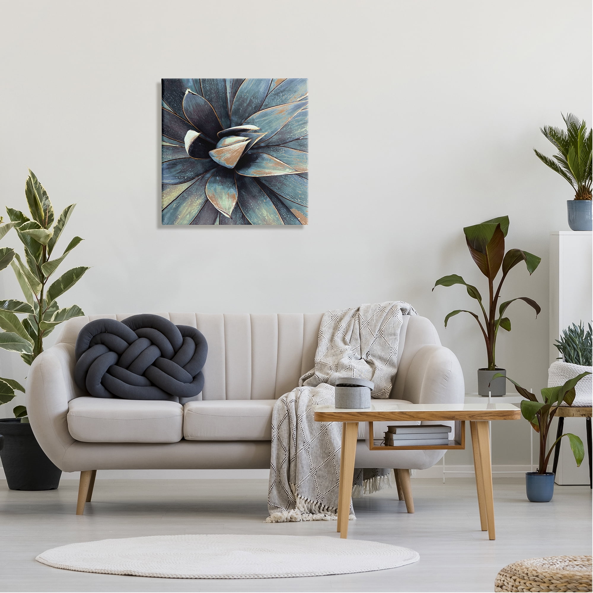 Stupell Industries Modern Tropical Petals Botanical & Floral Painting Gallery Wrapped Canvas Print Wall Art, 24 x 24