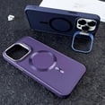 thumbnail image 2 of Invisible Lens Holder Magnetic Phone Case For IPhone 11 12 13 14 15 Pro Max Luxury Solid Color Cover For IPhone 13 14 15 PorMax LXY, 2 of 7