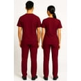 thumbnail image 2 of Unisex Medical Scrub Set – V-Neck Top and Pants for Men and Women, 2 of 2