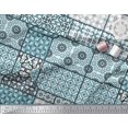 thumbnail image 2 of Soimoi Cotton Poplin Fabric Geometric,Damask & Mandala Patchwork Decor Fabric Printed Yard 56 Inch Wide, 2 of 3