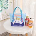 thumbnail image 3 of Sanrio Kuromi Hello Kitty Mymelody Cinnamoroll-fiambrera de lona de dibujos animados, bolsa de viaje ligera, organizador de taza de agua, bolsa de almacenamiento Bento, 3 of 4