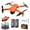 Orange, variant on OEKE Drone with 4K HD Dual Camera for Adults Kids, RC Quadcopter with 3 Modular 1800mAh Batteries for 30 Mins Long Flight