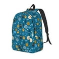 thumbnail image 1 of Easygdp Cute Colorful Owls And Trees Mochila de Lona Resistente para Laptop, Compatible con Laptops de 15 a 17 pulgadas, Ideal para Escuela, Trabajo y Viajes-Medium, 1 of 5