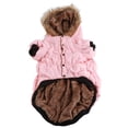 thumbnail image 2 of Dog Hooded Down Jacket Dog Cold Weather Coats Warm Dog Clothes Double Layer Thickening Pet Cold Weather Coat For Large Dogs, 2 of 8