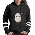 thumbnail image 2 of Cathalem Sweat à Capuche pour Femmes, Pull Mode Chaud et Ample, Noir m, 2 of 2