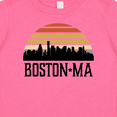 thumbnail image 4 of Inktastic Boston Massachusetts Skyline Sunset Boys or Girls Baby T-Shirt, 4 of 5