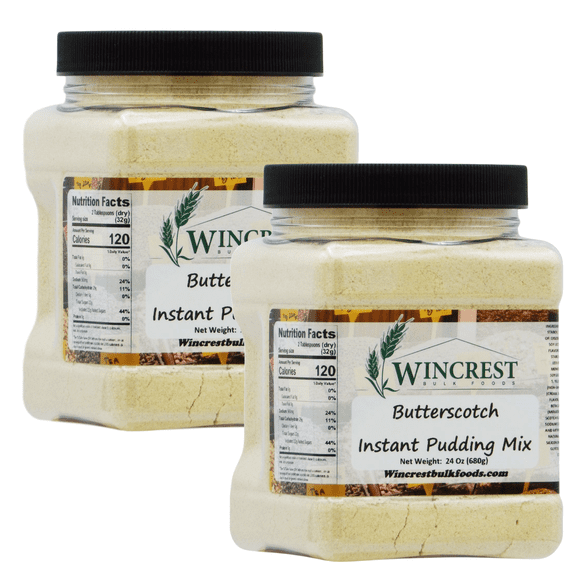 WinCrest Instant Butterscotch Pudding Mix - 1.5 Lb (Pack of 2)