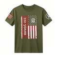 thumbnail image 5 of 4th of July Shirts for Men 2026 Short Sleeve Crewneck Patriotic Shirt America Flag Graphic Tee Shirts, 5 of 5