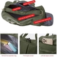 thumbnail image 3 of Bolsa deportiva para gimnasio con bolsa para zapatos, bolsa impermeable, bolsa de lona, bolsa de viaje para mujeres y hombres, verde militar, 29 l, 3 of 7