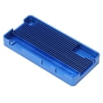 thumbnail image 2 of Carcasa para microordenador, carcasa de aluminio CNC, carcasa de refrigeración pasiva para Raspberry Pi Zero 2W, color azul, 2 of 5