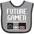 thumbnail image 3 of Inktastic Future Gamer. Boys or Girls Baby Bib, 3 of 4