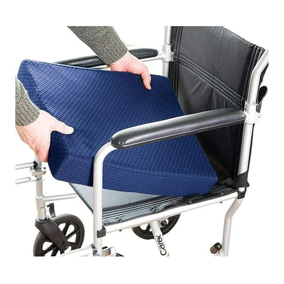 Memory Foam Seat Cushion - Office Chair Cushion and Wheelchair Cushion - Comfortable Chair Pad, 18" x 16" x 3"