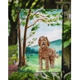 thumbnail image 3 of Carolines Treasures CK2568GF Under the Tree Labradoodle Garden Size Flag, 3 of 3