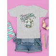 thumbnail image 3 of More Glamour - Starry Sparkle Retro Emoji Graphic Youth's T-shirt, 3 of 4