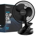 thumbnail image 1 of NEXAIR Ventilador portátil de escritorio o con clip de 6 pulgadas con dos velocidades silenciosas: pequeño ventilador de refrigeración personal para escritorio, hogar, dormitorio y oficina, inclinació, 1 of 5
