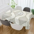thumbnail image 2 of Yayeee Tablecloths for Rectangular Tables 60 x 90 inch Party Table Cover, Light Gray Pattern, 2 of 6
