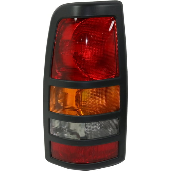 Tail Light Compatible With 2001-2003 GMC Sierra 3500 Chevrolet Silverado Left Driver