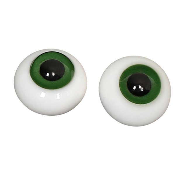 8mm 1 par de ojos de ojos oblatos para accesorios de muñeca , manualidades, reemplazo de fabricación de bricolaje CUTICAT BJD Doll Eyes 8mm