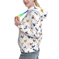 thumbnail image 2 of Lsque Various Rooster Pattern Casual Women's Hoodie,Hooded Sweatshirt with Kangaroo Pocket,Pullover Hoodie with Eye-catching Drawstrings-Medium, 2 of 7