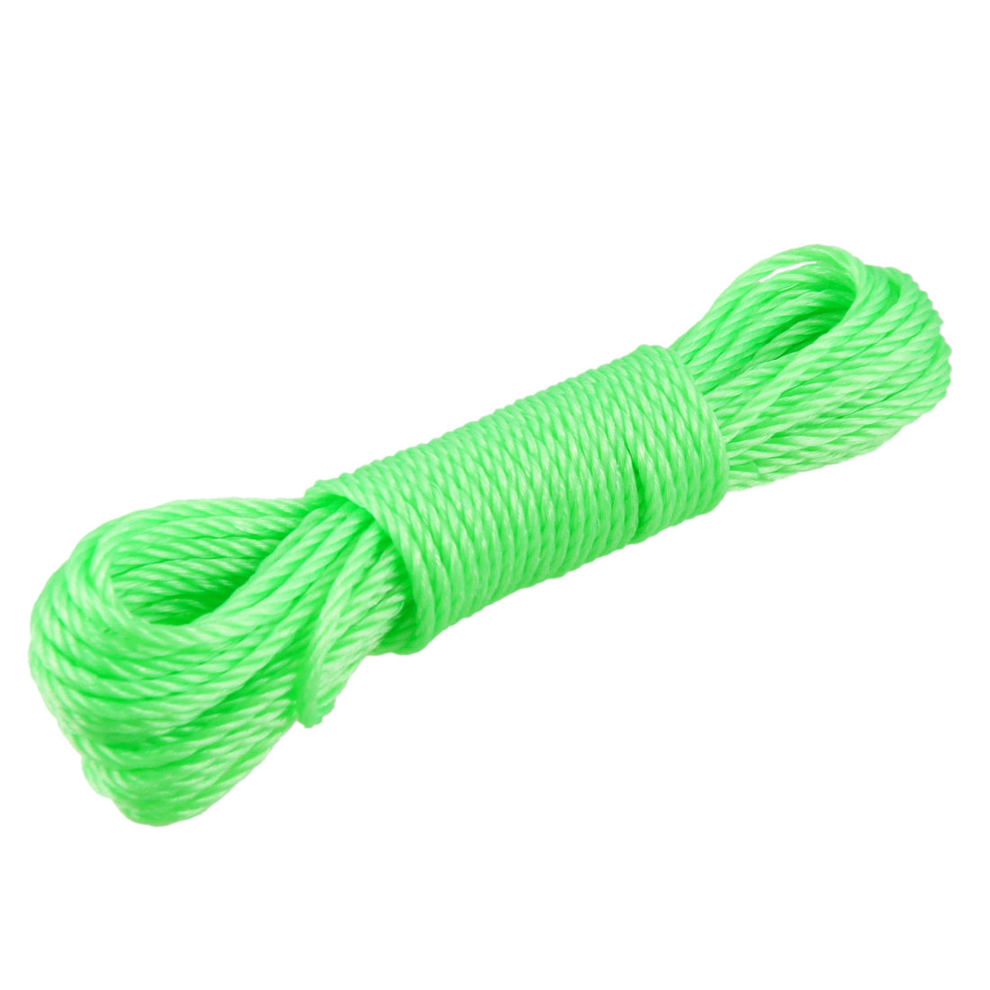 32Ft Length Clothes Hang Rope Nylon String Clothesline Lime Green