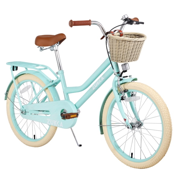Bicycle for Kids, Girls Bike with Basket for 7-10 Years Old, 20 Inch Wheel No Training Wheels Included, Outdoor Sports Cycling, Multiple Colors, 20 Inch