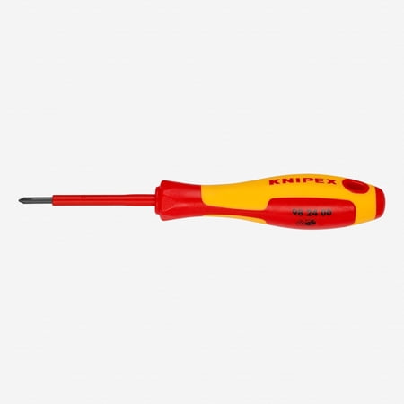 UPC: 0843221017453 | KNIPEX 98 24 00 Phillips Screwdrivers Insulated  PH0