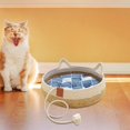 thumbnail image 4 of Cat Bed Cat Scratching Board Breathable Durable Comfortable Woven Cat Scratching M Blue, 4 of 7