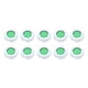 thumbnail image 1 of Uxcell G1/2 POM Limitador de flujo 1.2pgm Reductor de flujo de agua para cabezal de ducha 10 Pcs Verde 0.56 x 0.54 pulgadas, 1 of 5