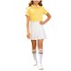 thumbnail image 2 of Odeerbi Niñas 3 Piezas Preppy Vestido Tenis Camisa de Golf y Falda Plisada Con Set de Uniforme de La Escuela de Las Medias, 2 of 9