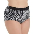 thumbnail image 3 of Women's Raisins Curve C840265 Plus Size Mombasa Elemental Swim Bottom (Black Ash 18W), 3 of 5