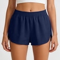 thumbnail image 4 of cocolona Womens Summer Casual Athletic Shorts Elastic Waist Splited Wide Leg Workout Gym Running Shorts with Pockets, 4 of 5