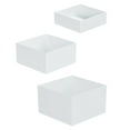 thumbnail image 4 of veasfak 3 Pieces Acrylic Boxes for Food Display Cube Risers for Cosmetics Collection 3 4 5 inches, 4 of 9