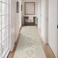 thumbnail image 3 of KUETH 2.5X10 Vintage Floral Runner Rug Machine Washable Rugs for Living Room, Non Slip Flat Pile Rug with Rubber Backing, Boho Rug for Entryway Hallway Kitchen and Corridor, 3 of 11