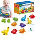 thumbnail image 4 of 26-27 1 Set Letters Matching Dinosaur Toys Educational Alphabet Learning Game Cognition Ability Pairing, 4 of 5