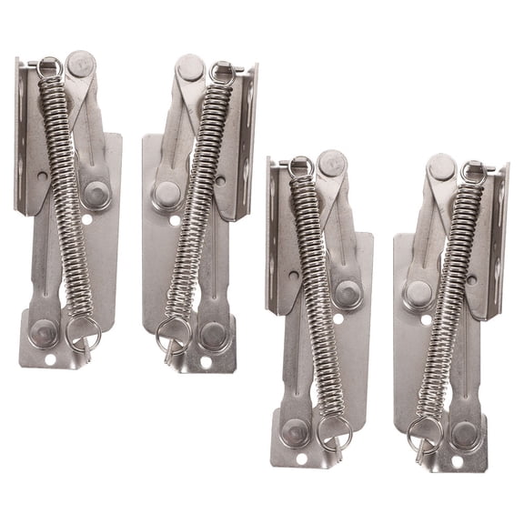 GOOHOCHY 2 Pair Spring Loaded Hinge Door Hinges Lid Support Hinges Self Closing Door Hinges