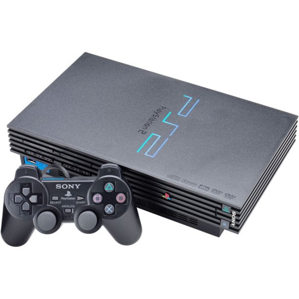 systematisk Skære Henfald Refurbished Sony Playstation 2 PS2 Game Console - Walmart.com